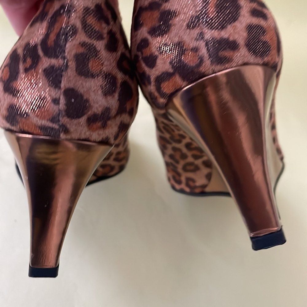 Multicolored Stuart Weitzman all leather wedges - Picture 9 of 9
